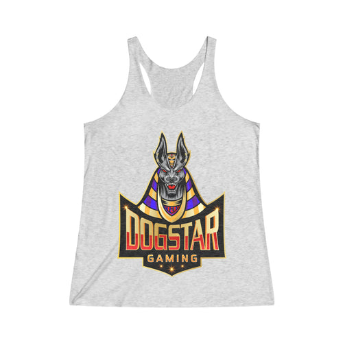 DogStar Gaming Grey Anubis Women's Tri-Blend Racerback Tank