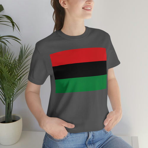 Pan African Flag Unisex Jersey Short Sleeve Tee