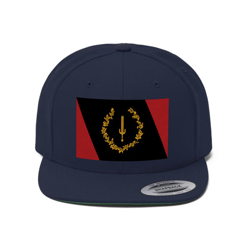 Black Heritage Flag Unisex Flat Bill Hat