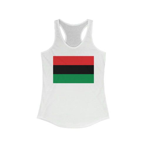 Pan African Flag Women's Ideal Racerback Tank