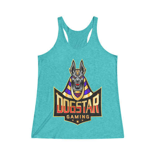 DogStar Gaming Grey Anubis Women's Tri-Blend Racerback Tank