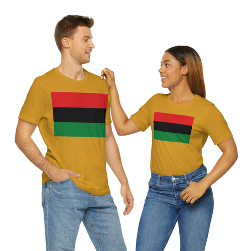 Pan African Flag Unisex Jersey Short Sleeve Tee