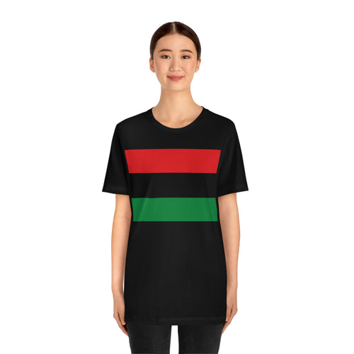 Pan African Flag Unisex Jersey Short Sleeve Tee