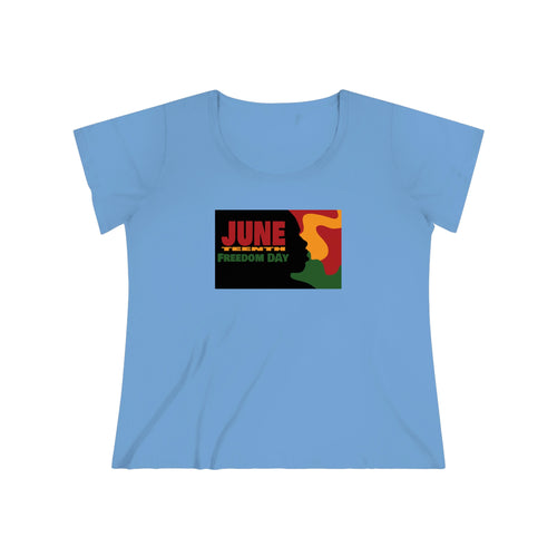 JuneTeenth Women's Curvy Tee