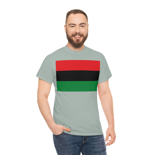 Pan African Flag Unisex Heavy Cotton Tee