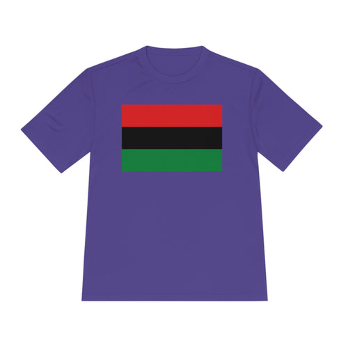 Pan African Flag Unisex Moisture Wicking Tee