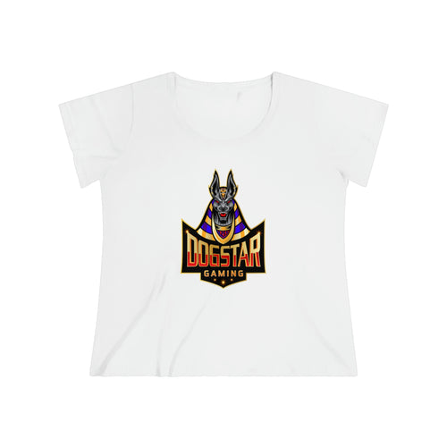 DogStar Gaming Grey Anubis Women's Curvy Tee