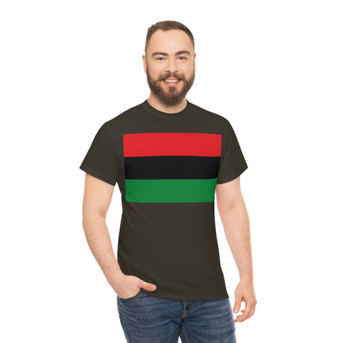 Pan African Flag Unisex Heavy Cotton Tee