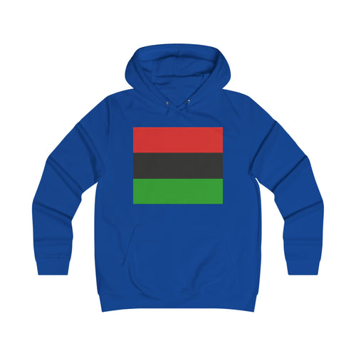 Pan African Flag Girlie College Hoodie