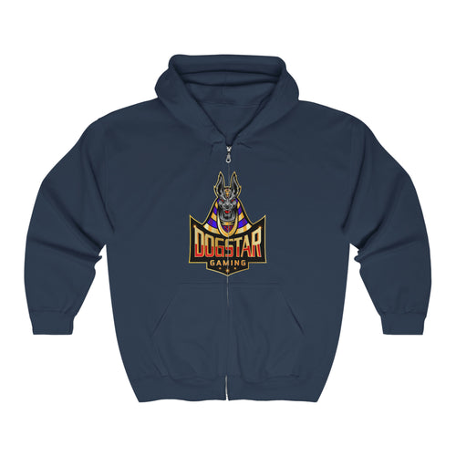 DogStar Gaming Grey Anubis Unisex Heavy Blend™  Full Zip Hooded Sweatshirt