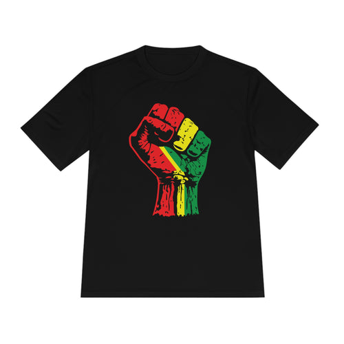 Black Power Fist Unisex Moisture Wicking Tee