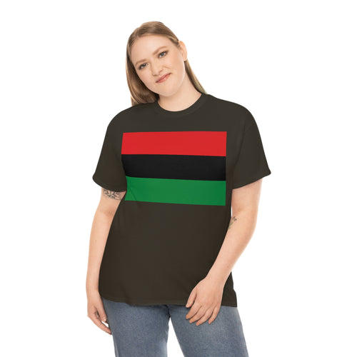 Pan African Flag Unisex Heavy Cotton Tee