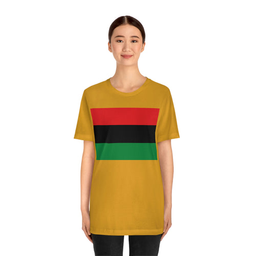 Pan African Flag Unisex Jersey Short Sleeve Tee