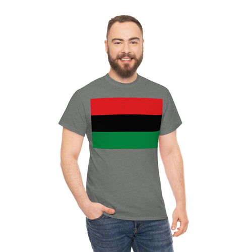 Pan African Flag Unisex Heavy Cotton Tee