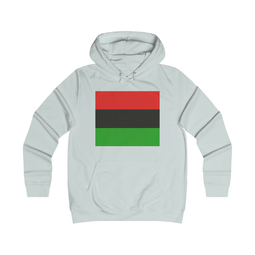 Pan African Flag Girlie College Hoodie