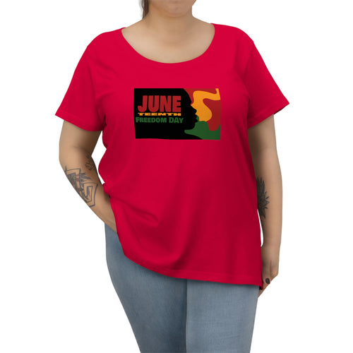 JuneTeenth Women's Curvy Tee