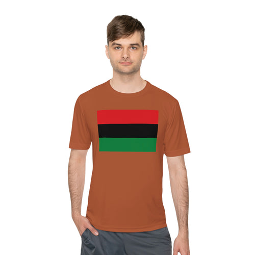 Pan African Flag Unisex Moisture Wicking Tee