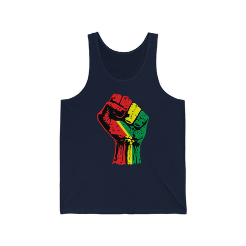 Black Power Fist Unisex Jersey Tank