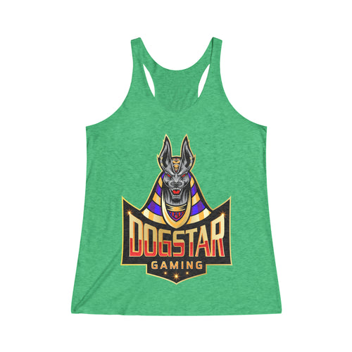 DogStar Gaming Grey Anubis Women's Tri-Blend Racerback Tank