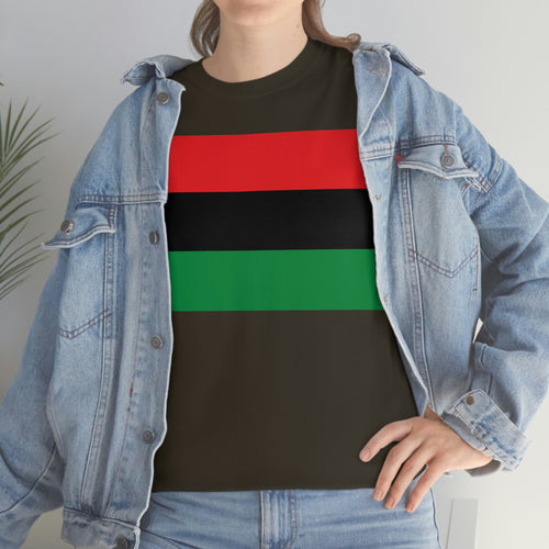 Pan African Flag Unisex Heavy Cotton Tee