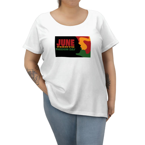 JuneTeenth Women's Curvy Tee