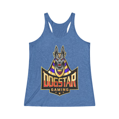 DogStar Gaming Grey Anubis Women's Tri-Blend Racerback Tank