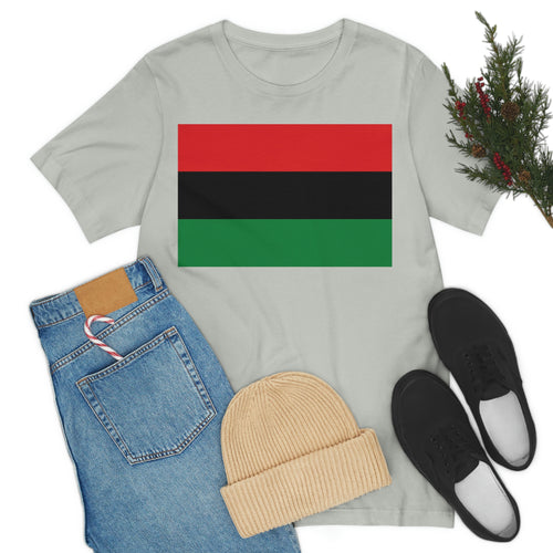 Pan African Flag Unisex Jersey Short Sleeve Tee