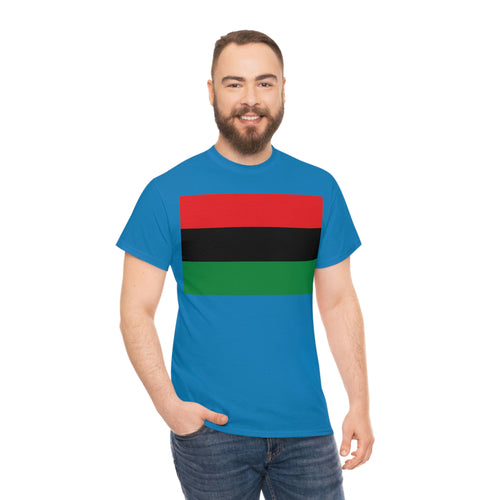 Pan African Flag Unisex Heavy Cotton Tee