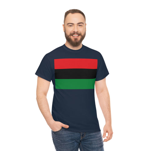 Pan African Flag Unisex Heavy Cotton Tee