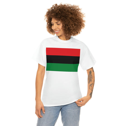 Pan African Flag Unisex Heavy Cotton Tee