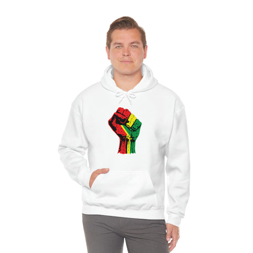 Black Power Fist Unisex Heavy Blend™ Hooded Sweatshirt