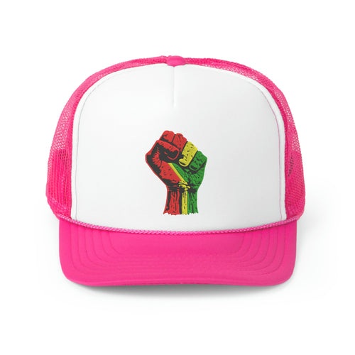 Black Power Fist Trucker Caps