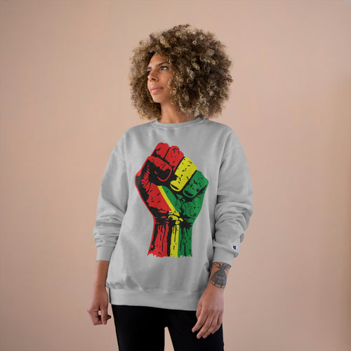 Black Power Fist Champion Sweatshirt