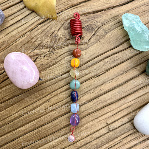 Rainbow Seven Chakras Loc Jewels