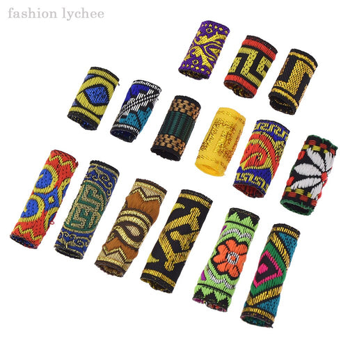 15pcs Mix Fabric Loc Cuffs