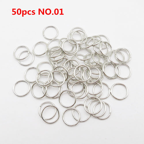 5pcs Silver Metal Loc Charms