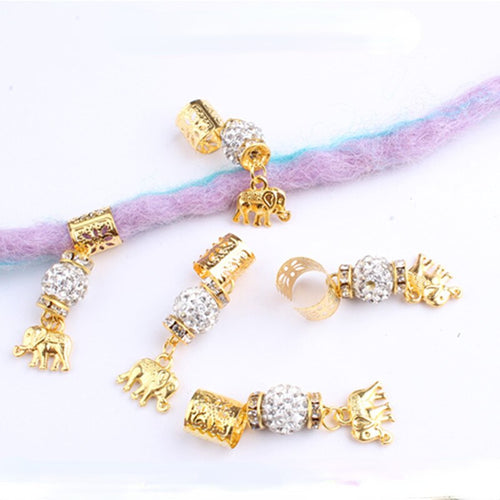 5pcs Loc Cuff with Charm