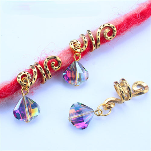 5pcs Loc Cuff with Charm