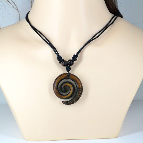 Spiral Helix Necklace