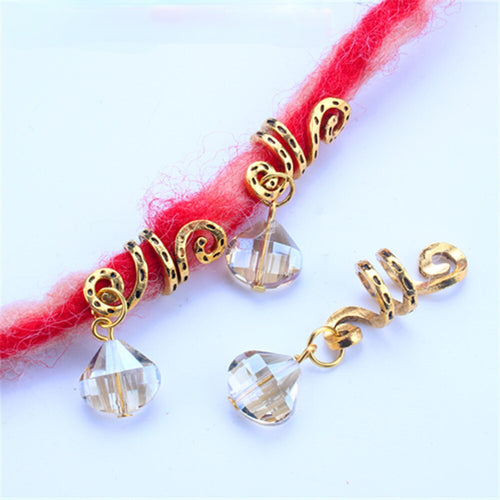 5pcs Loc Cuff with Charm