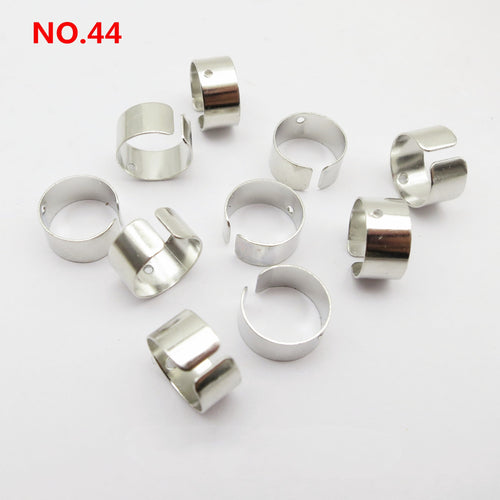 5pcs Silver Metal Loc Charms