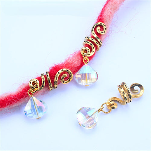 5pcs Loc Cuff with Charm