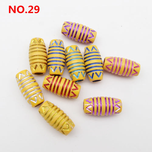 10pcs Loc Cuffs with Designs