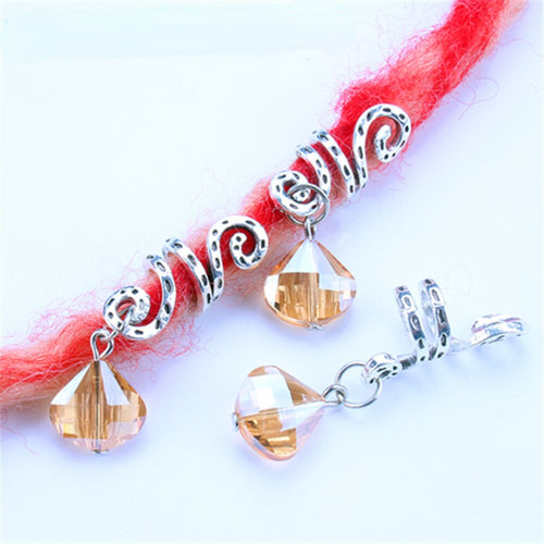 5pcs Loc Cuff with Charm