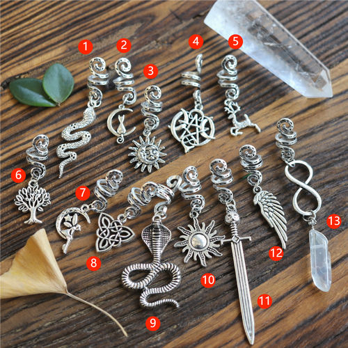 Various Silver Loc Charms