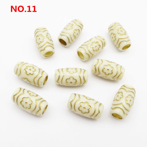 10pcs Loc Cuffs with Designs