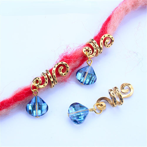 5pcs Loc Cuff with Charm