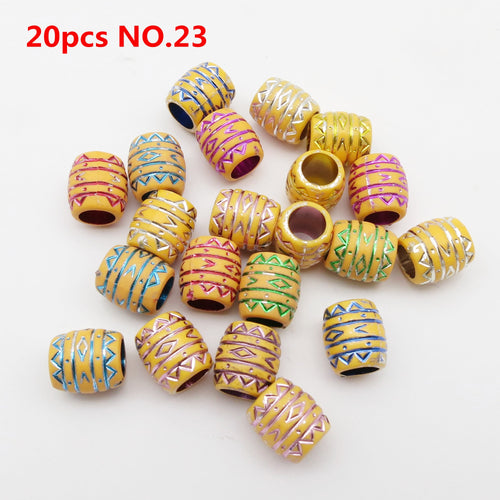 10pcs Loc Cuffs with Designs