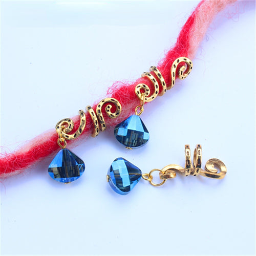 5pcs Loc Cuff with Charm