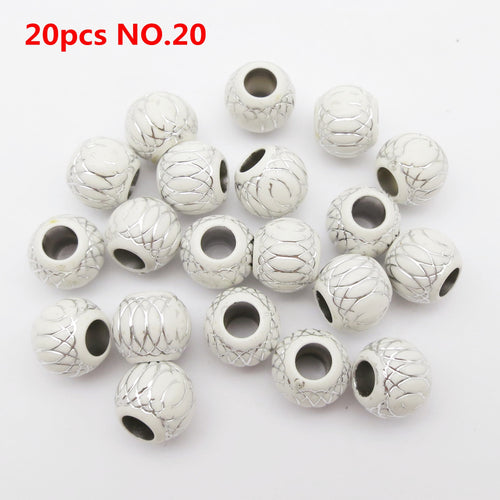 10pcs Loc Cuffs with Designs